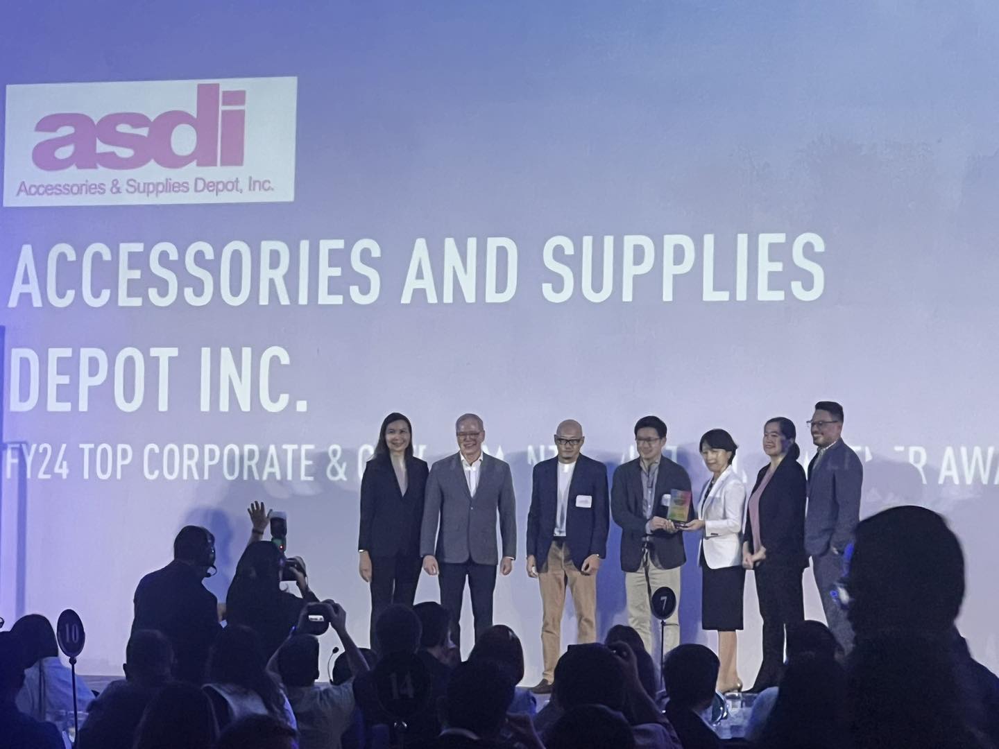 Epson Awards ASDI as their top corporate partner for FY 2024