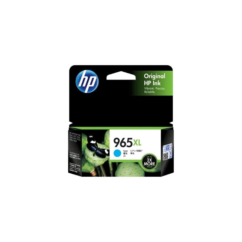 HP 965XL High Yield Cyan Original Ink Cartridge (3JA81AA) (6926722203733)