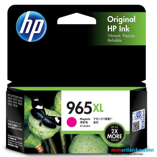 HP 965XL High Yield Magenta Original Ink Cartridge (3JA82AA) (6926722924629)