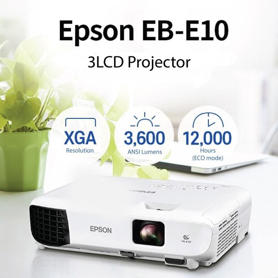 EPSON EB-E10 XGA 3LCD Projector (6927061647445)