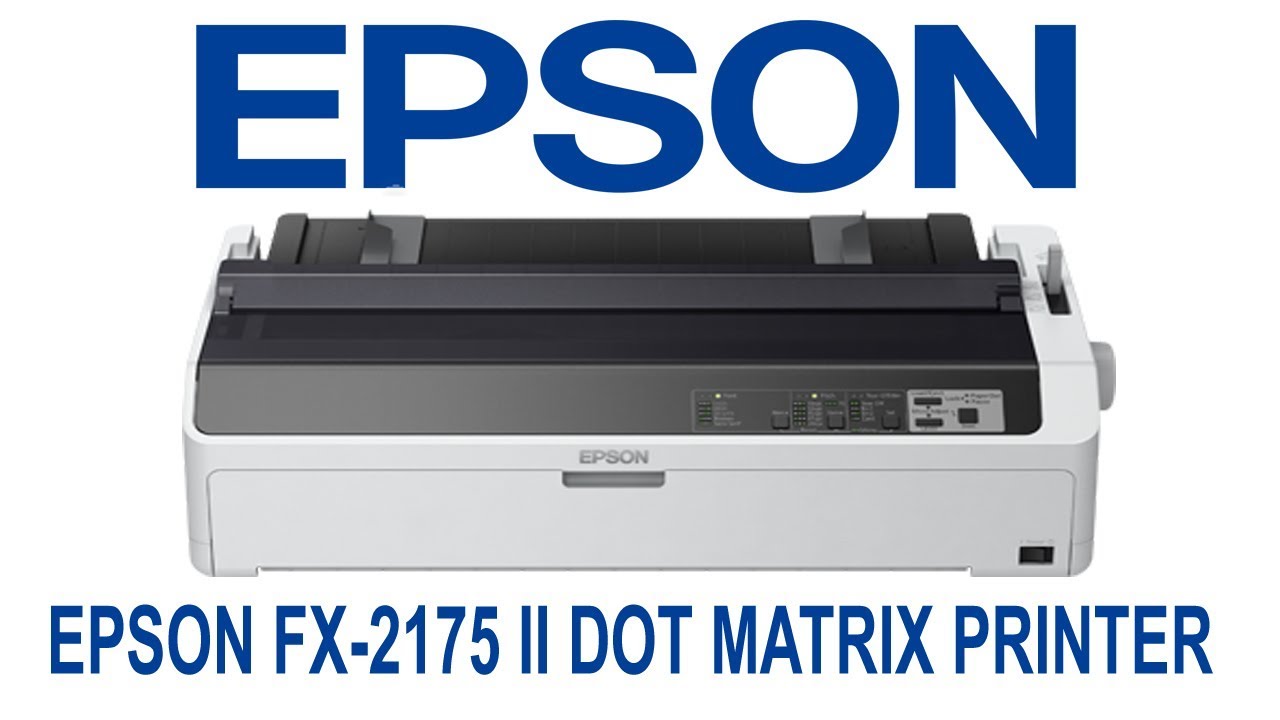EPSON FX-2175II Dot Matrix Printer (6927056863317)