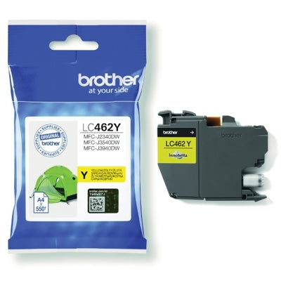 Brother LC- 462 Yellow Original Ink Cartridges (6927383658581)