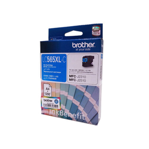 Brother LC565XL High Yield Cyan Original Ink Cartridge (6927618015317)
