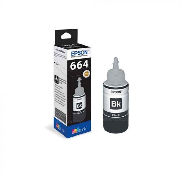 Epson T6641 Black Ink Bottle (70ML-664) (6927056142421)