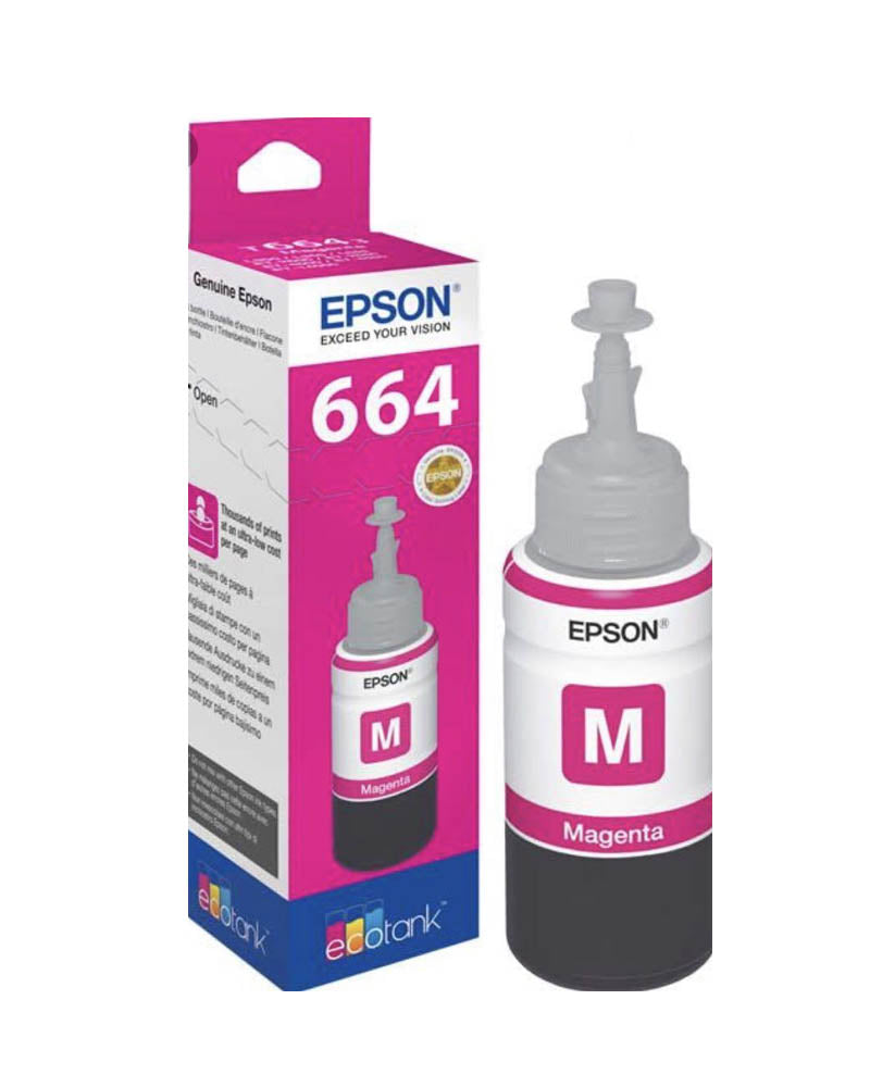 Epson T6643 Magenta Ink Bottle 70ML CI3T664300 (6927051718741)