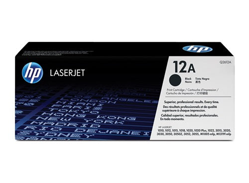 HP 12A Black Original LaserJet Toner Cartrdge ( Q2612A ) (6926781022293)