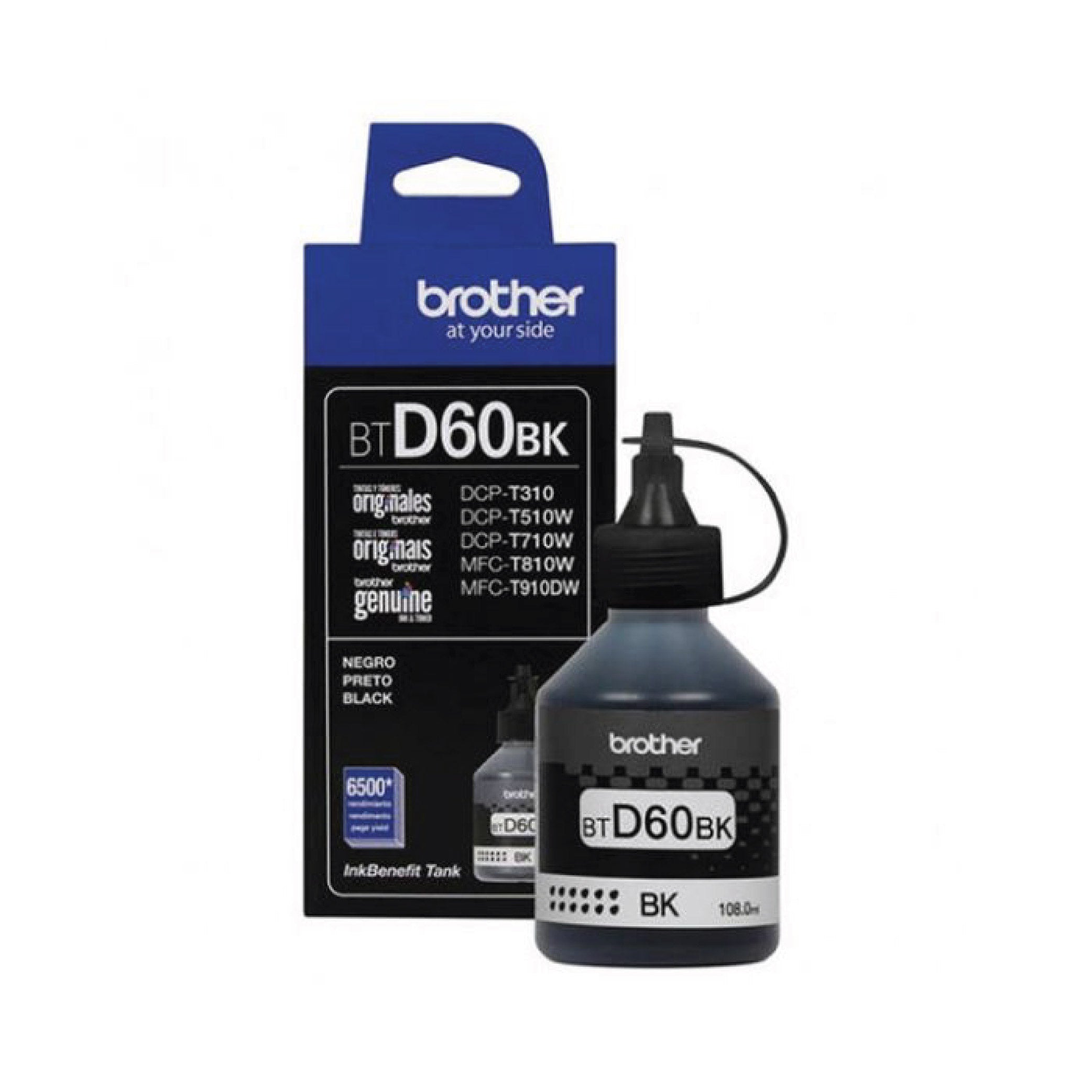 Brother Black Ink Bottle (BTD60BK) (4585875439701)
