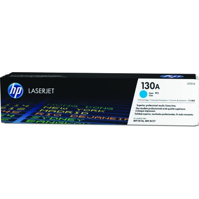 HP 130A Cyan Original LaserJet Toner Cartridge (CF351A) (4672841941077)