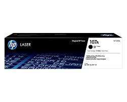 HP 107a Black Original Laser Toner Cartridge (W1107a) (4822327590997)