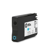 HP 955XL High Yield Cyan Original Ink Cartridge (L0S63AA) (4671525453909)