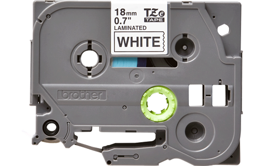 Genuine Brother TZe-241 Labelling Tape Cassette – Black on White, 18mm wide (4785181392981)