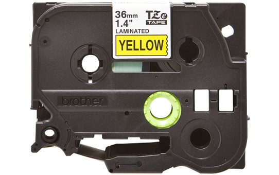 Genuine Brother TZe-261 Labelling Tape Cassette – Black on White, 36mm wide (4785181556821)
