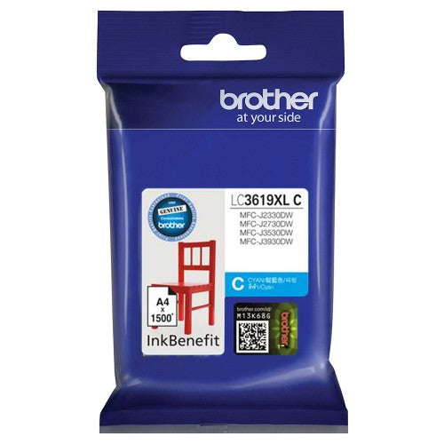 Brother Ink Cartridge LC3619 Cyan (4759886299221)