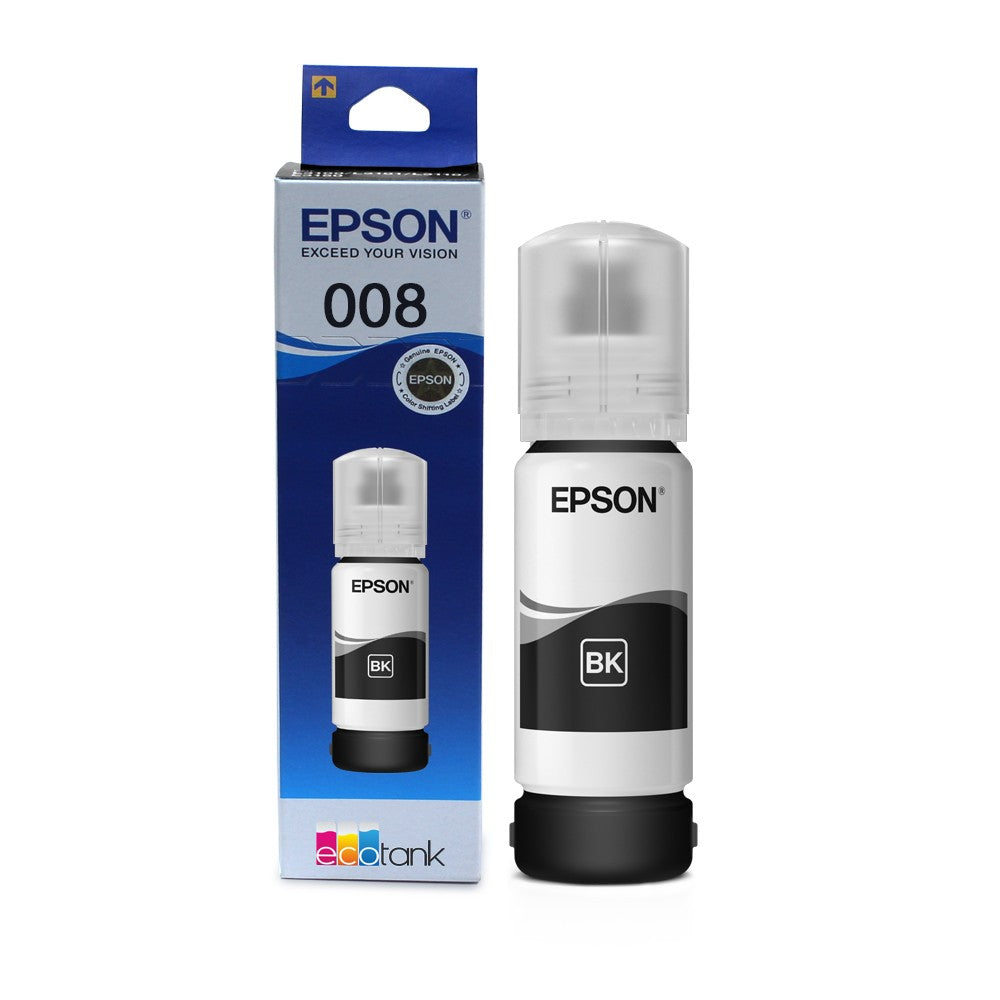 EPSON C13T06G100 Black Genuine Ink Bottle ( 008 Black ) (6927068823637)