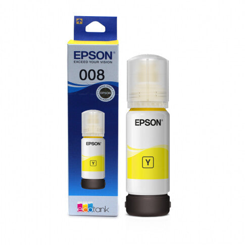 EPSON C13T06G400 Yellow Genuine Ink Bottle ( 008 Yellow ) (6927069970517)