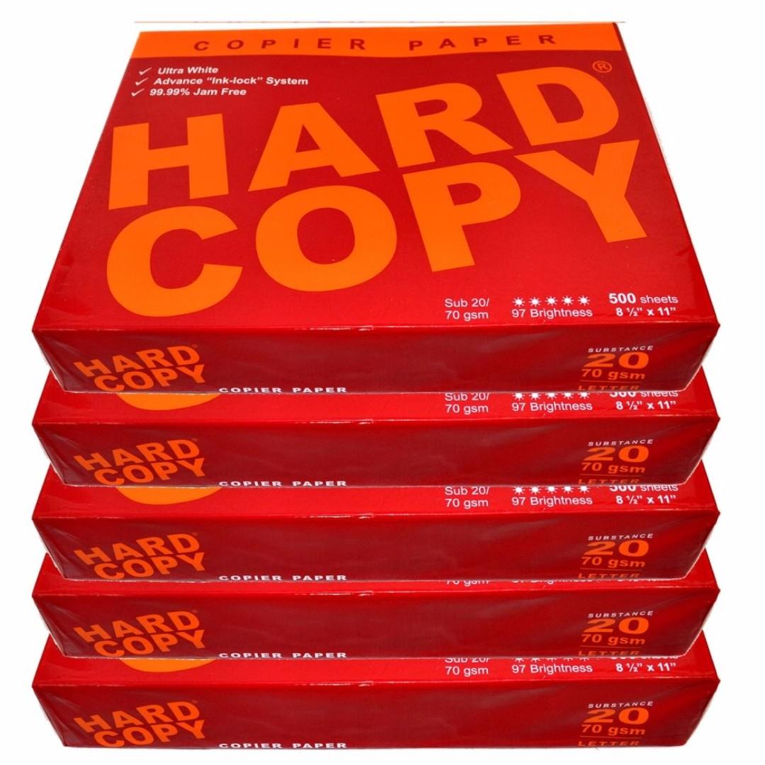 HARD COPY BOND PAPER 70GSM (SHORT, A4, LONG) (6928542335061)