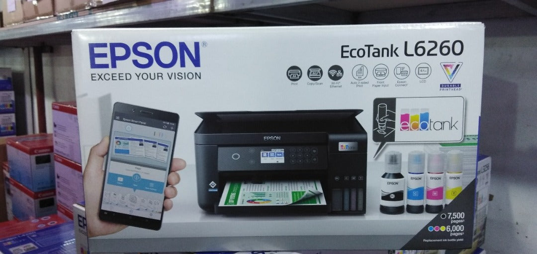 Epson EcoTank L6260 A4 Wi-Fi Duplex All-in-One Ink Tank Printer (6927394963541)