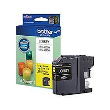 Brother LC-663 Yellow Genuine Ink Cartridge (6927622242389)