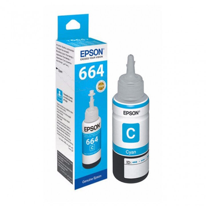 Epson T6642 Cyan Ink Bottle 70ML C13T664200 (4667849244757)