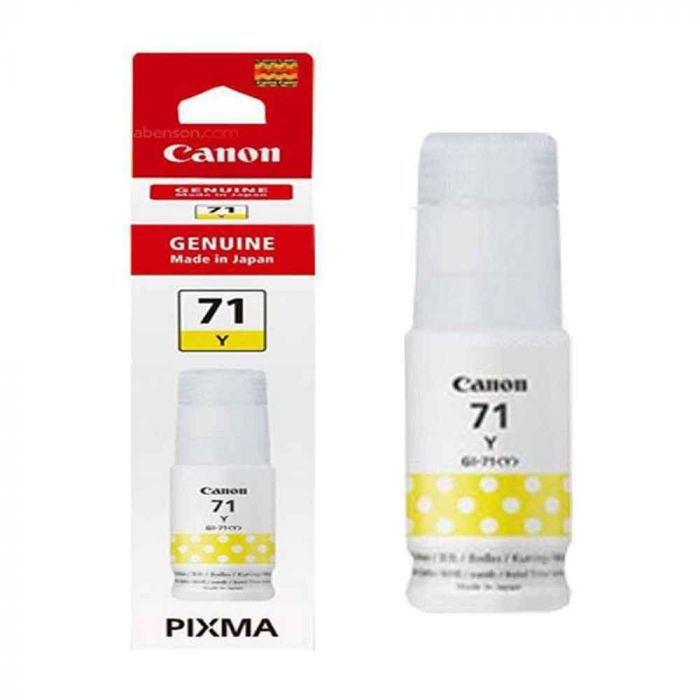 Canon GI-71 Y (Yellow) Genuine Ink Bottle (6926771060821)