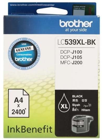 Brother Black Ink Cartridge (LC539XL-BK) (4632346198101)