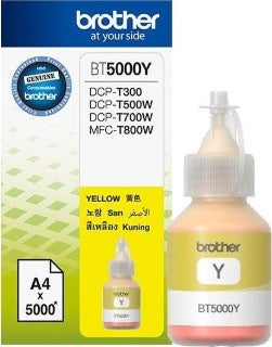 Brother Yellow Ink Bottle (BT5000Y) (4632221548629)