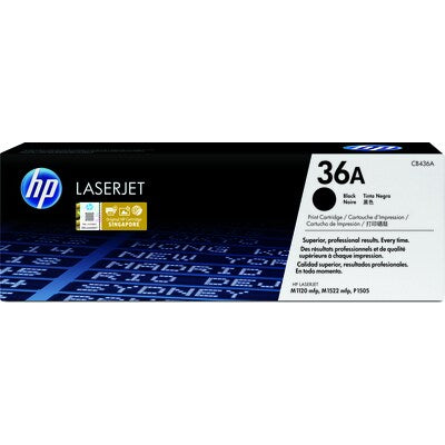 HP 36A Black Original LaserJet Toner Cartridge (CB436A) (4672349929557)