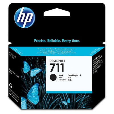 HP 711 80-ml Black DesignJet Ink Cartridge (CZ133A) (4634174160981)