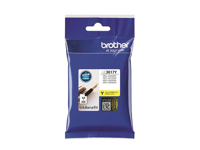 Brother Ink Cartridges LC3617 Yellow (4759878008917)