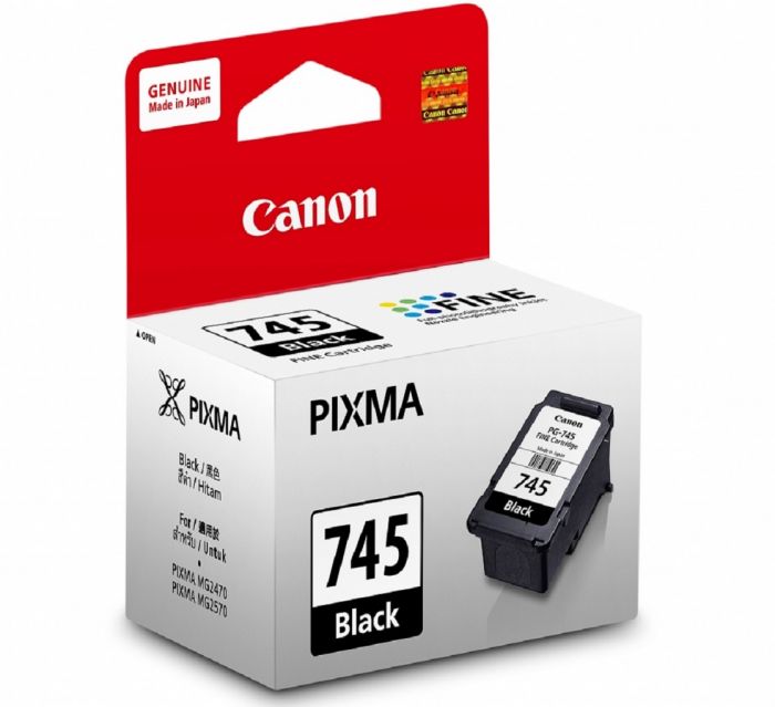 Canon PG-745 Genuine Black Ink Cartridge (PG-745) (4631245422677)